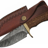Damascus Steel Hunting Knife