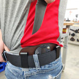 Everyday Carry Inside Waistband Knife – Compact Rasp Steel Blade with Leather Sheath