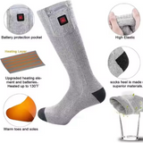 LITEGUEST Heated Leg Warmers – USB Electric Socks for Winter Outdoors