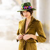 Hunter Green Fedora Hat