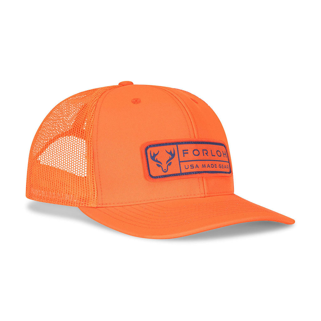 Blaze Orange Mesh Hat