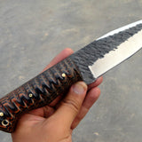 1048 HC steel hand forged hunting knife