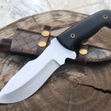 Full Tang Custom Handmade D2 Steel Hunting Camping Knife