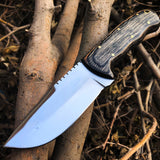 New Custom Handmade D2 Steel Hunting Skinning Knife
