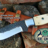Custom Handmade Deer Hunting Skinning Knife with 1095 High Carbon Steel
