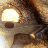 Handmade Custom Viking Axe with Damascus Steel Blade, Rosewood Handle, and Leather Sheath - KBS Knives Store
