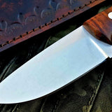 Custom Handmade D2 Tool Steel Skinning Knife