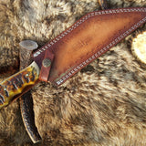 Handmade Seax Blade Knife – Viking Full Tang Fixed