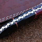 HANDMADE DAMASCUS STEEL SKINNER KNIFE