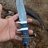 Stealth Hunter Custom Handmade Damascus Fixed-Blade Hunting Knife for Hunters 10 Inches KBS Knives Store
