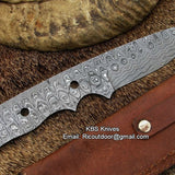 Damascus Blank Blade