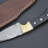 Custom Handmade Damascus Steel Skinning/Hunting Knife
