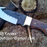 Hand Forge High Carbon Steel Gut Hook Knife