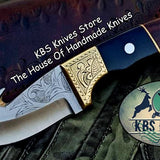 Custom Handmade D2 Tool Steel Guthook Skinner Knife