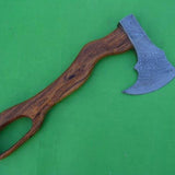Hand Made Damascus Forge Axe