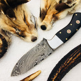 New Custom Handmade Damascus Steel Hunting Skinning EDC Knife
