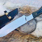 Full Tang Custom Handmade D2 Steel Kitchen Knife