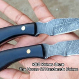 Custom Handmade Damascus Steel EDC Hunting Knives