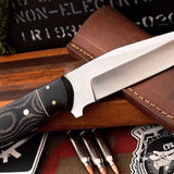Custom Handmade D2 Tool Steel Bushcraft Hunter Skinning Knife