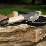 handmade Damascus Skinner knife