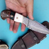 Custom Handmade Damascus Hunter’s Edge Hunting Knife for Precision KBS Knives Store