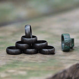 Damascus Steel Groom's Ring: A Personalized Masterpiece