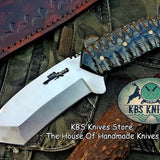 Custom Handmade D2 Steel Blade Tanto Knife