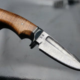 Premium Custom Handmade Hunting Knife with Damascus Steel Blade