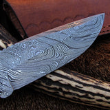 Handmade Damascus Skinning Knife