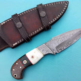 Custom Handmade Damascus Hunter’s Edge Hunting Knife for Precision KBS Knives Store