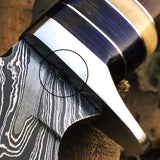 New Custom Handmade Damascus Steel Hunting Skinning Knife