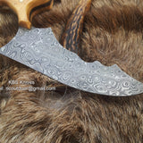 Hand Made Damascus Burchha Knife