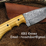 Custom Handmade Best Deer Skinning Knife – 8 Inches