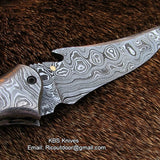 Hand Made Damascus Pocket Knife