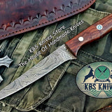 Custom Handmade Damascus Steel Flexible Blade Boning Knife