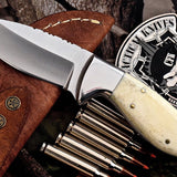D2 steel skinning knife