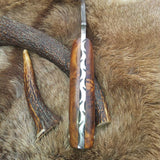 Frontier Edge Guthook Knife with Custom Handmade Damascus Steel Blade