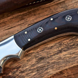 Hand Made D2 Steel Hand Forged Skinning Knife