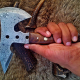 Hand Made Damascus Mini Axe