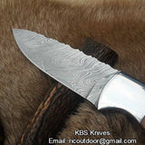 Ridgeback Hunter Custom Handmade Damascus Knife KBS Knives Store