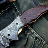 Custom Handmade Damascus Steel Folding Pocket Knife
