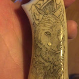 Custom Hand Made Gut Hook Knife