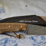 Full Tang Handmade Damascus Steel Skinner Knife