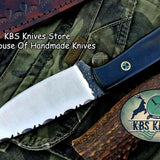 Custom Handmade 1095 High Carbon Steel Hunting Skinning Camping Knife