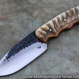 Custom Handmade Hand Forged 1095 HC Steel Hunting/Skinning/Camping Knife