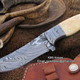 Handmade Damascus Steel Skinner Knife