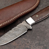 Custom Handmade Damascus Steel Skinning/Camping/Hunting Knife