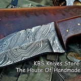 Custom Handmade Damascus Steel Skinning Hunting Knife