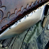 Custom Handmade 1095 High Carbon Steel Hunting Skinning Camping Knife