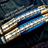 Custom Handmade Damascus Steel Folding Pocket Knives ( Deal )